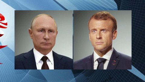Ситуацию на Украине Владимир Путин обсудил по телефону с Эммануэлем Макроном
