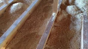 Утепление стружкой!(опилками)