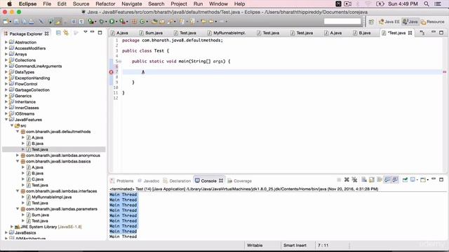 Java 8 Features Part 9 - Default Methods in Interface