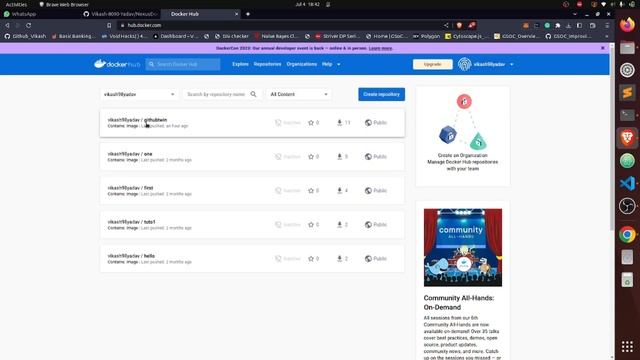 How to push image to DockerHub смотреть онлайн