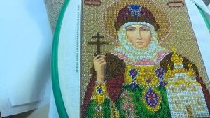 Вышивка ювелирным бисером. Завершение.