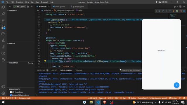 FilePicker in Flutter | Pick custom files in flutter | 2023