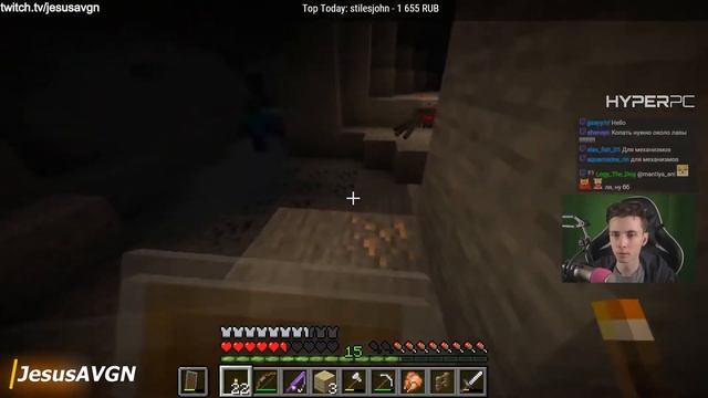 Реакция Летсплейщиков/Стримеров на Нахождение Алмазов | Minecraft смотреть онлайн