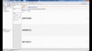 converting a date field from an integer or a string to a date: Tableau Quickvids