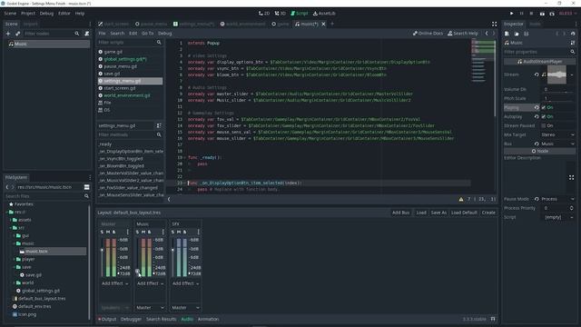 How To Make A Settings Menu in Godot #GoGodotJam