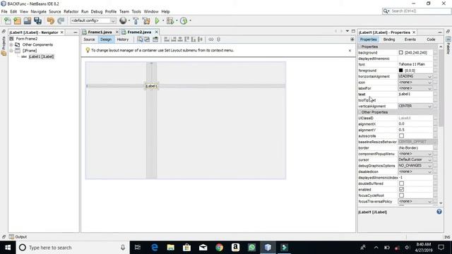 Explained How to create a Back Button with proper Functioning | JAVA | Netbeans смотреть онлайн