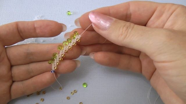 Мастер-класс. Бисероплетение. Колье "Берёзка". Петербургская цепочка смотреть онлайн