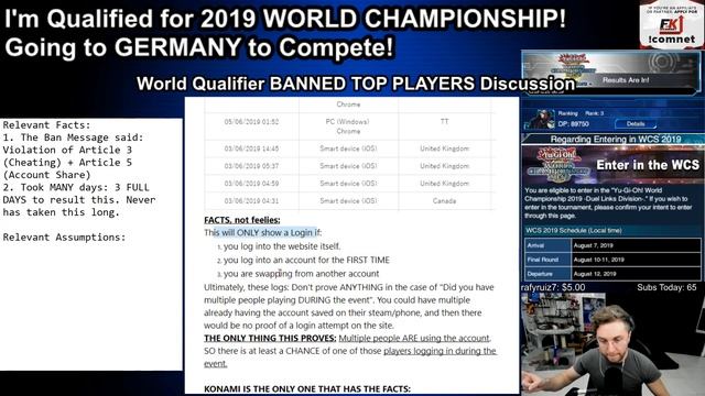 Top Players BANNED for CHEATING from World Championship! [Yu-Gi-Oh! Duel Links] смотреть онлайн