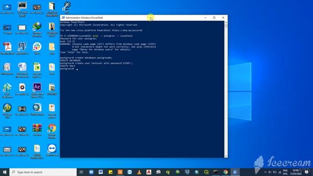 Postgres Creating DB, User privileges and password смотреть онлайн
