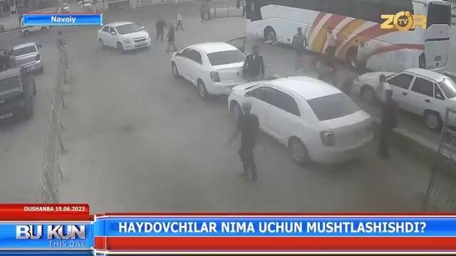 Навоийда ҳайдовчилар нима учун муштлашишди