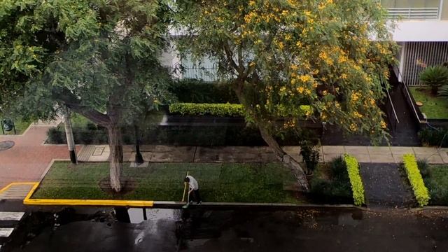 Дворник не выключила воду, затопила дорогу смотреть онлайн