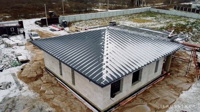 Часть 3. Заканчиваем собирать кровлю по "Индивидуальному проекту" в д.Низино
