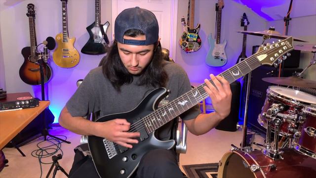 Schecter Damien Platinum 8 (MY FIRST 8 STRING!) смотреть онлайн