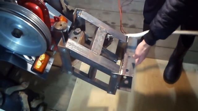 Обзор навески для минитрактора / Самодельный минитрактор из мотоблока. смотреть онлайн