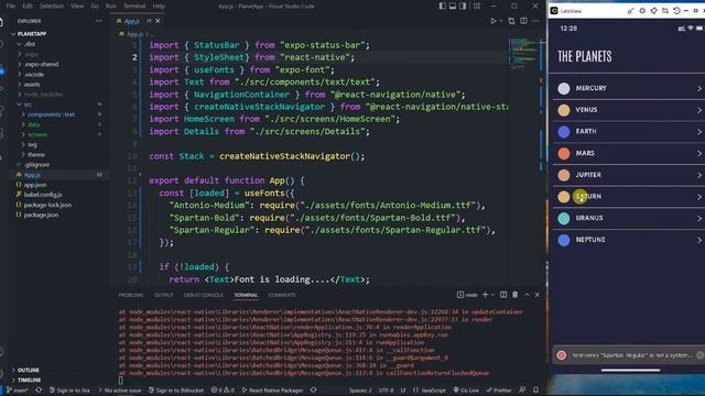 Planet-App UI Design with React Native || Learn React Native | React Native Expo CLI 2022 || Part-1 смотреть онлайн
