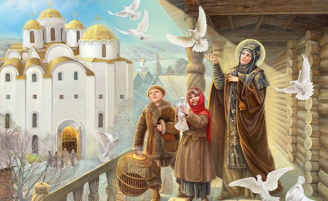 Поздравляю с Благовещением Пресвятой Богородицы и от всего сердца желаю жить в мире и благодати