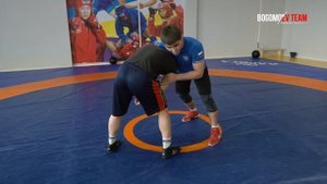 Баяр Цыренов - эффективный проход в ноги #вольнаяборьба