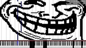 Troll Face - MIDI Art