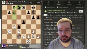 Евгений ШУВАЛОВ 🆚 Фабиано КАРУАНА ♟ Блиц-партия в дебюте Рети