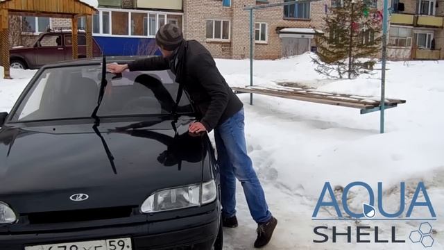 Нанесение нанопокрытия AQUA Shell + его испытание (результат с 5 мин. 55 сек) смотреть онлайн