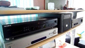 Работа CD плеера Sony