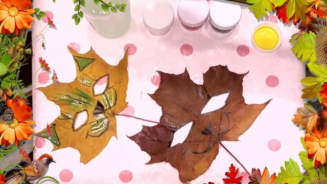 Как сделать поделку из кленовых листьев? Поделка в детский сад. Коты из листьев клёна смотреть онлайн