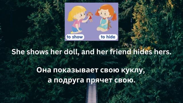 Top English Verbs & Their Opposites / Топ Английских Глаголов С Примерами смотреть онлайн