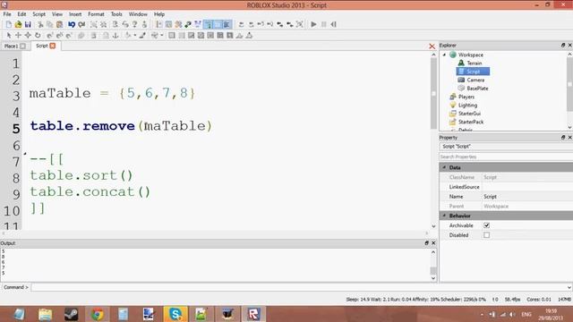 Roblox Advanced Scripting Tutorial 1 - Tables