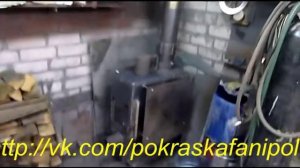 самодельная эффективная буржуйка для гаража