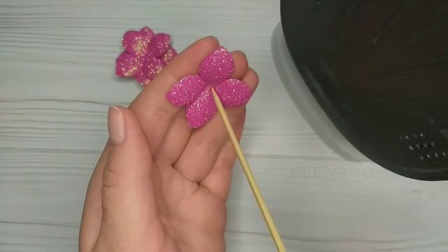 Лучшие ЗАКОЛКИ ИЗ ФОАМИРАНА ??? Цветы из фоамирана ? Своими руками легко и просто ? Заколки из фома