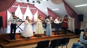 Е. Дербенко "Экспромт". Ансамбль скрипачей Барвихинской ДШИ.
