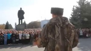 Жители Первомайска обвинили сепаратистов в том, что они прикрываются мирными жителями