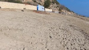 Konnos Beach, Cyprus, in December