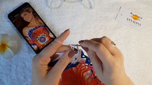 Вязаная туника крючком  пляжная туника  мастер класс туника крючком  вяжем тунику