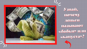 Узнай, почему деньги называют «бабки» или «капуста»?