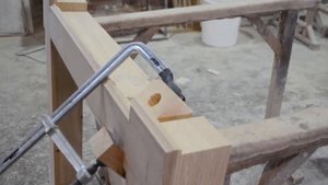 Сверление под углом сверлом Форстнера