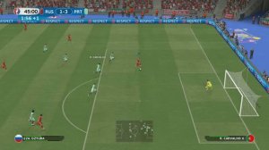 PES 2016 - EURO 2016 - Россия - Португалия (1/4 ФИНАЛ)