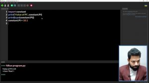 Constant in Python | Python Tutorials for Beginners in Hindi
