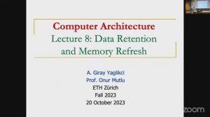 Computer Architecture - Lecture 8: Data Retention and Memory Refresh (Fall 2023)