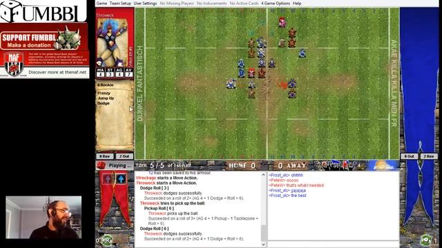 Dungeonbowl Dust Up Rd1 смотреть онлайн