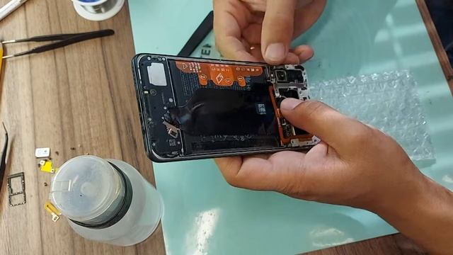 Разбор и чистка динамика на телефоне HONOR 20 LITE MAR-LX1H