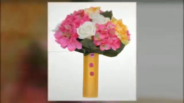 Ivory & Yellow Rose with Pink Hydranga Bridesmaids Wedding P смотреть онлайн