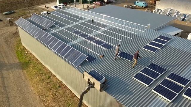 Солнечная электростанция 30 кВт. Экономия электроэнергии при работе насосного оборудования.