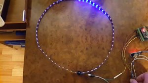 Часы на светодиодной ленте. 1. Полуфабрикат.