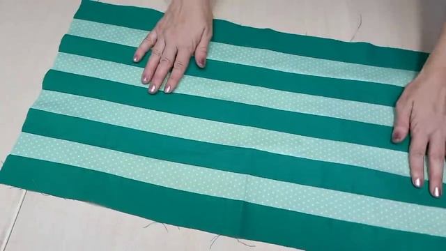 Красивая наволочка, простая нарезка и сшивание в стиле пэчворк