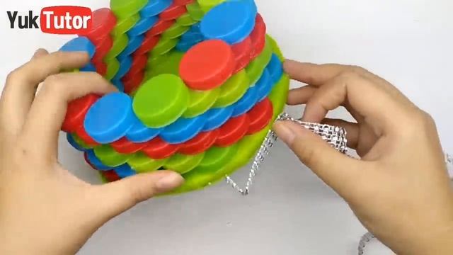174) Ide kreatif - Kreasi dari tutup botol bekas || bottle cap craft ideas смотреть онлайн