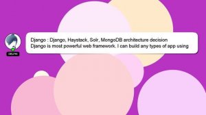 Django : Django, Haystack, Solr, MongoDB architecture decision