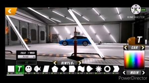 Как сделать винил кинга из тачек в кар паркинг?