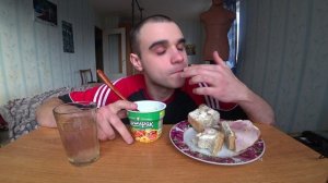 МУКБАНГ/АСМР ПЮРЕ СО ВКУСОМ КУРИЦИ от ДОШИРАК/БУТЕРБРОДЫ С ВЕТЧИНОЙ И МАСЛОМ/EATING/ASMR/Mukbang#302