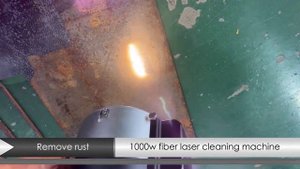 1000Вт лазерный аппарат для очистки от ржавчины